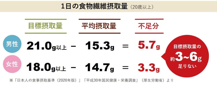 食物繊維摂取量